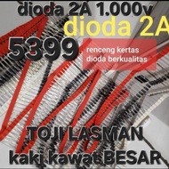 BSM ( 1N5399 ) 2A 5399 ORIGINAL DIODE 2A IN 1N 5399 IN5399 IN 1N 5399 BLACK SILICONE DIODE AC TO DC 