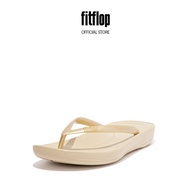 FitFlop iQUSHION Womens Ergonomic Flip-Flops - Gold (E54-010)