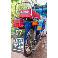 MUD FLAP HONDA GBO C70 C50 C90 C100 SEAT SIT SIDE MIRROR FOOTREST L BAR RAGA RIM SPORTRIM SIGNAL SKR