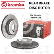 GENUINE BREMBO REAR BELAKANG BRAKE DISC BMW E90 E91 E92 E93 330i 335i
