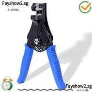 FAYSHOW2 Crimping Tool, High Carbon Steel Blue Wire Stripper, Multifunctional Automatic Wiring Tools Cable