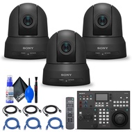 Sony RM-IP500/1 Professional Remote Controller + 3 x SRG-X120 1080p PTZ Camera with HDMI, IP & 3G-SD