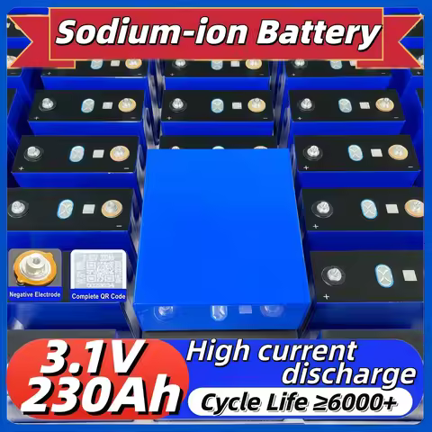 DIANKAISHOU 3.1V 230Ah Sodium-Ion Battery Cell 1.5C Discharge -40β Low Temp Resistant for RV Solar G