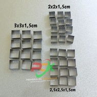 Taiwanese pineapple mold size 3x3x1.5cm / 2.5x2,5x1,5cm / 2x2x1.5cm thick stainless steel material