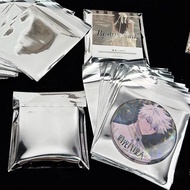 SET OF 100 SILVER PACKAGING BAGS, FREEBIES PACKAGE, CARD PACKAGE SIZE 8X10 (NOTE)