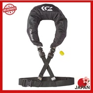 DAIWA Short Life Jacket (Neck Type, Manual Inflation), Black, Free Size, DF-2520