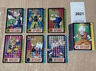 全新(盒出) 2021年版 Bandai DragonBall Carddass Premium Vol 5 龍珠 本彈 復刻 Part 18 全套6張單面閃 & 36白卡 咭(不散賣) 日版