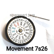 MESIN Nos Machine Movement+Stem 7s26 Original, This Machine Is Complete From seiko 5 Clock.