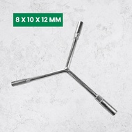 Full Set Socket Wrench 8–12mm Professional Tools F16-1110B