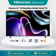 Hisense Smart TV 32 inch HD Vidaa 32E4H - TV LED Digital 32 inch - TV Smart Digital - TV Digital - Bezelless Design-Dolby Audio- Youtube/Netflix/Prime video-Casting-Vidaa U5 system-Wifi-USB-HDMI-Clean View - Hisense 32E4H