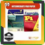 Intermediate^NN]PadNr:iZ%Paper_BI%Long_Yj%Writing_Tz%Pad_QJ%Sold_DA%per ream (10pads) Victory, Easy