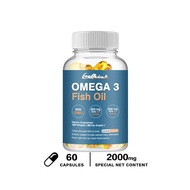 Triple-strength Omega 3 Fish Oil | EPA and DHA | Omega-3 Fatty Acids | 800 mg EPA + 600 mg DHA | Ess