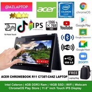 🔥High quality🔥ACER R11 Laptop Chromebook HDMI USB port can use long time