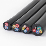 Pure Copper Rubber Soft Cable Sheath Cable YZ2 Core 3 Core 4 Core Power Cord Square Cable 1.5 2.5