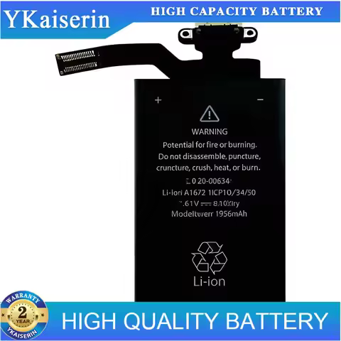 1956mAh Replacement Battery A1672 A1657 (2nd) For Apple Magic Mouse 2 Wireless 020-00634 020-00633