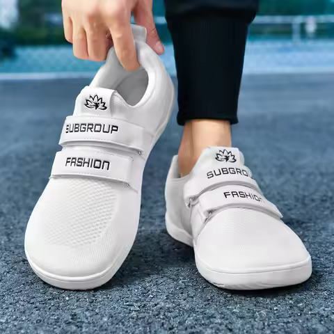 Wide-Head Weightlifting Shoes, Wide-Foot Squat And Deadlift Shoes, Non-Slip Barefoot Trainers Athlet