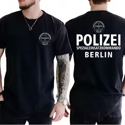 Germany Berlin SWAT SEK Spezialeinsatzkommando T-Shirt. Premium Cotton Short Sleeve O-Neck Mens T Sh