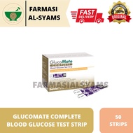 GLUCOMATE COMPLETE BLOOD GLUCOSE TEST STRIP (50 STRIP)