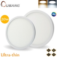 OU BANG Ultra-thin Ceiling light 6W 8W 15W 20W LED Round Panel Light down light Surface Mounted led ceiling light AC 220V Downlights led lamp