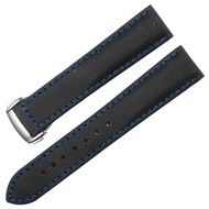 สายนาฬิกาผ้าใบเหมาะสำหรับสายนาฬิกา Casio ของ Rolex Seiko Longines Citizen สายนาฬิกาไนลอนกันน้ำแนวสปอ