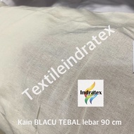 ( per 1 roll ) Kain BELACU BLACU TEBAL rollan lebar 90 cm warna putih beras bahan craft kerajinan ta