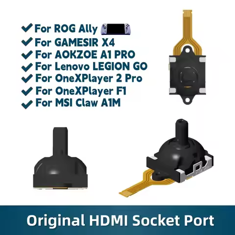 2PCS for Asus ROG Ally Joystick Replacement Hall Joystick for ROG Ally Game Controller for Gpd Win3 