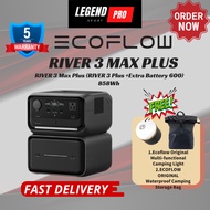 EcoFlow RIVER 3 Max Plus (RIVER 3 Plus&EB600) Portable Power Station – 858Wh LFP Battery, 1200W Outp