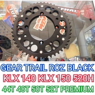 Gear TRAIL BLACK ROZ KLX 140 KLX 150 520H PREMIUM