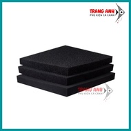 Black fish tank water filter foam size 50x50x3cm, 60x45x5cm/ Fish tank coarse filter foam