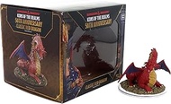 WizKids D&D Icons of The Realms: 50th Anniversary - Classic Red Dragon Boxed Miniature | Dungeons an