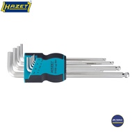 HAZET 2105 LG/9H ชุดประแจแอลหกเหลี่ยม 9 ชิ้น 1.5-10 mm