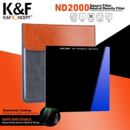 KNF Concept 100x100mm Filter ND2000 AGC Glass Square Filter Cokin