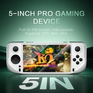 E6 Handheld Game Console Portable Video Game 5 inch IPS Screen Retro Gamebox With 2.4G Wireless Controller Support PSP PS1 N64