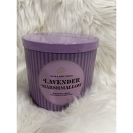 💯Original 3-wick candles Lavender Marshmellow Bath and Body Works 💓