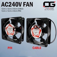 AC FAN AC Axial Fan / Cooling Blower AC240V Ball Bearing 5 BLADES / EXHAUST FAN / COOLING FAN Heavy 