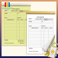 MYRONGMY Duplicate Invoice Book, Signature Line Tear- Invoice Receipt Book, Portable Lightweight Com