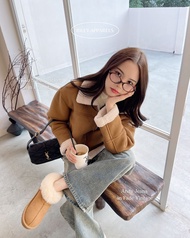 Riley.apparels - Nikko Suede Jacket [พร้อมส่ง]