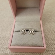 周大福鑽石耳環 Tmark diamond earrings