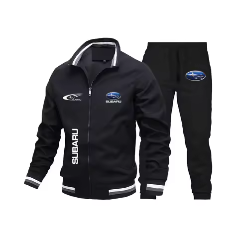 SUBARU Printed Subaru World Rally 3-in-1 Jacket+Pants Set for Men's Casual Jackets