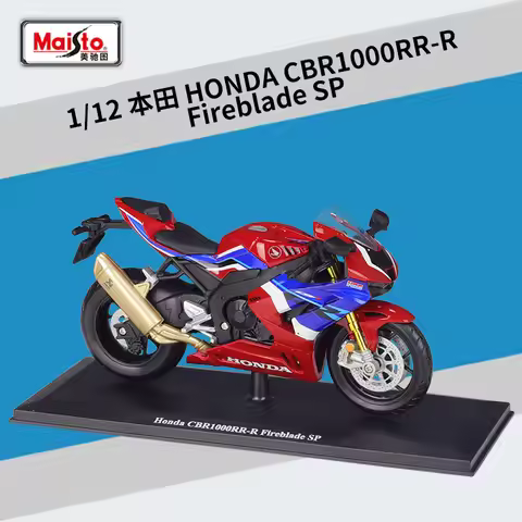 Maisto 1:12 Honda Cbr1000rr-r Cbr1000rr 1000 rr Fireblade Sp Race Car Simulation Alloy Motorcycle Mo
