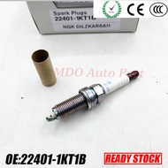 4pcs 22401-1KT1B Iridium Spark Plug for Nissan Qashqai J10 NJ10 JJ10E 1.6L Juke F15 HR16DE DILZKAR6A