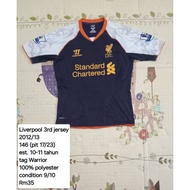 Tshirt budak Jersi Liverpool 3rd kit 2012/13