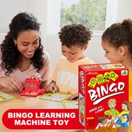 New Bingo Game Learning Machine Toy Puzzle Word Learning Manual Desktop Bingo Game Machine