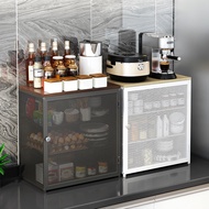 Kitchen Multifunctional Shelf Small Cupboard Household Dishes Dishes Storage Rack Drain Cupboard Dis