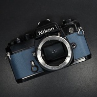 【經典古物】手工製作 特殊色 尼康 迷霧藍 NIKON FE 底片相機