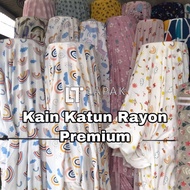 [rf01] Kain Rayon / Kain Katun Rayon Premium / Rayon Premium Harga 0,5