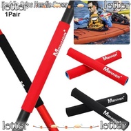 LETTER 1Pair Canoe Paddle Grips Handle Cover, Non-Slip Diving fabric Kayaking Oars Handle Cover, 25*