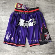 Basketball Pants Raptors Purple Retro Shorts Basketball Sport Pants Ebay 【RY】