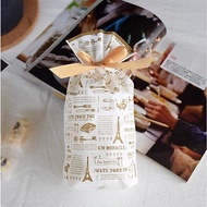 < Qiaozhi > Golden Iron Tower Drawstring Bag Gift Bag Gift Bag Drawstring Bag Biscuit Bag Snack Bag 