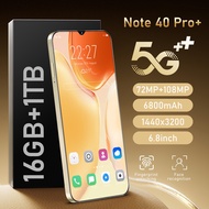 5G Handphone 16GB RAM 1TB ROM 6.8 Inch Android 14 6800mAh Long Battery Life Gaming Smartphone Dual S